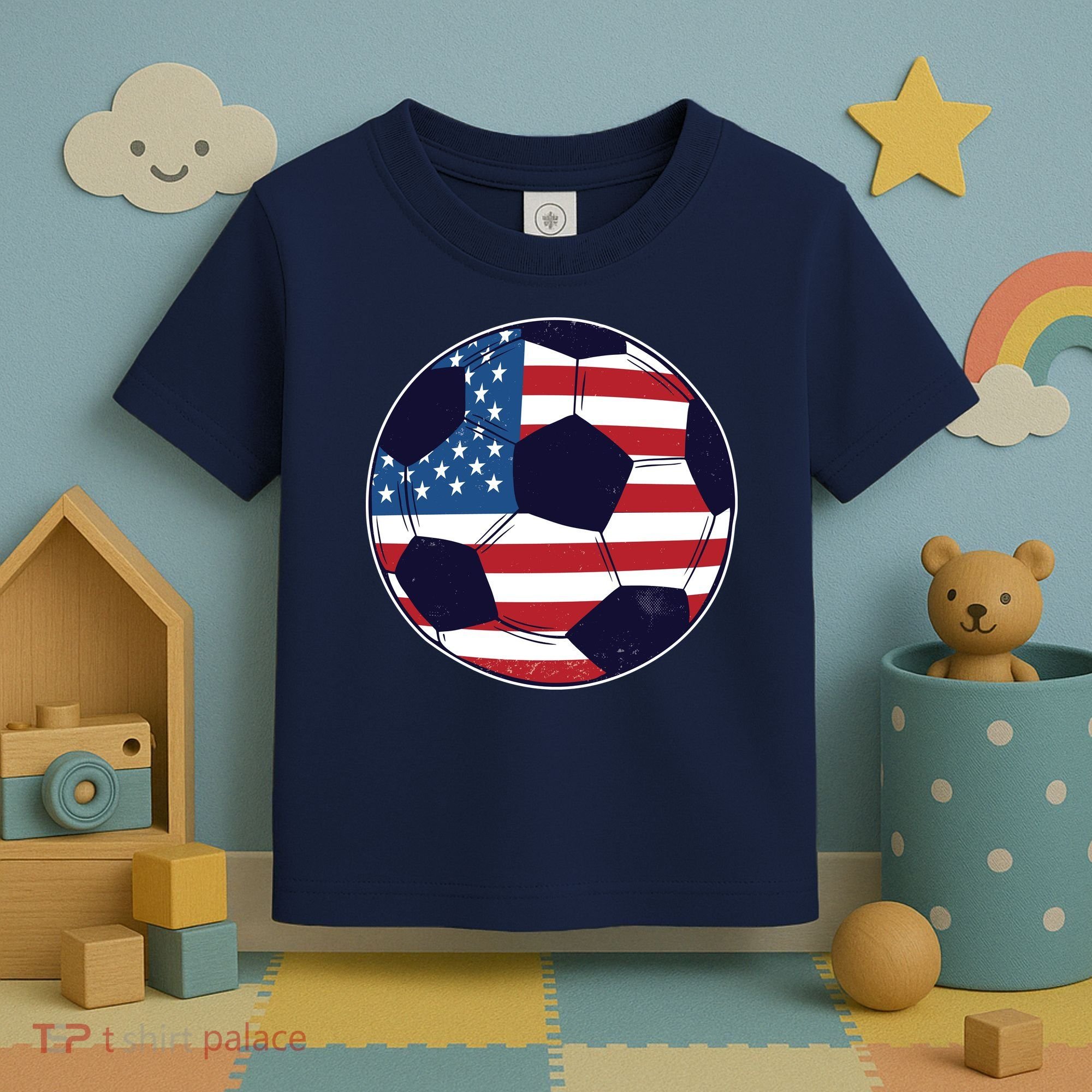 World Soccer United States Toddler T-Shirt