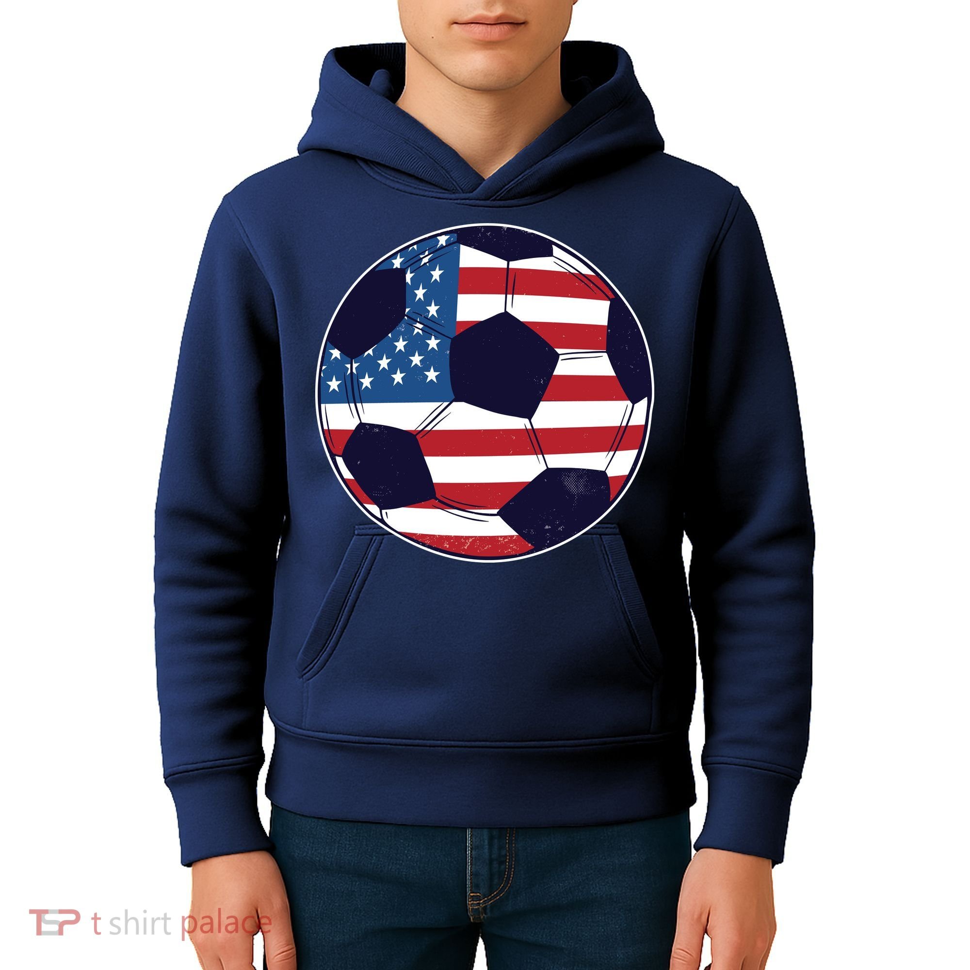 World Soccer United States Kids Hoodie