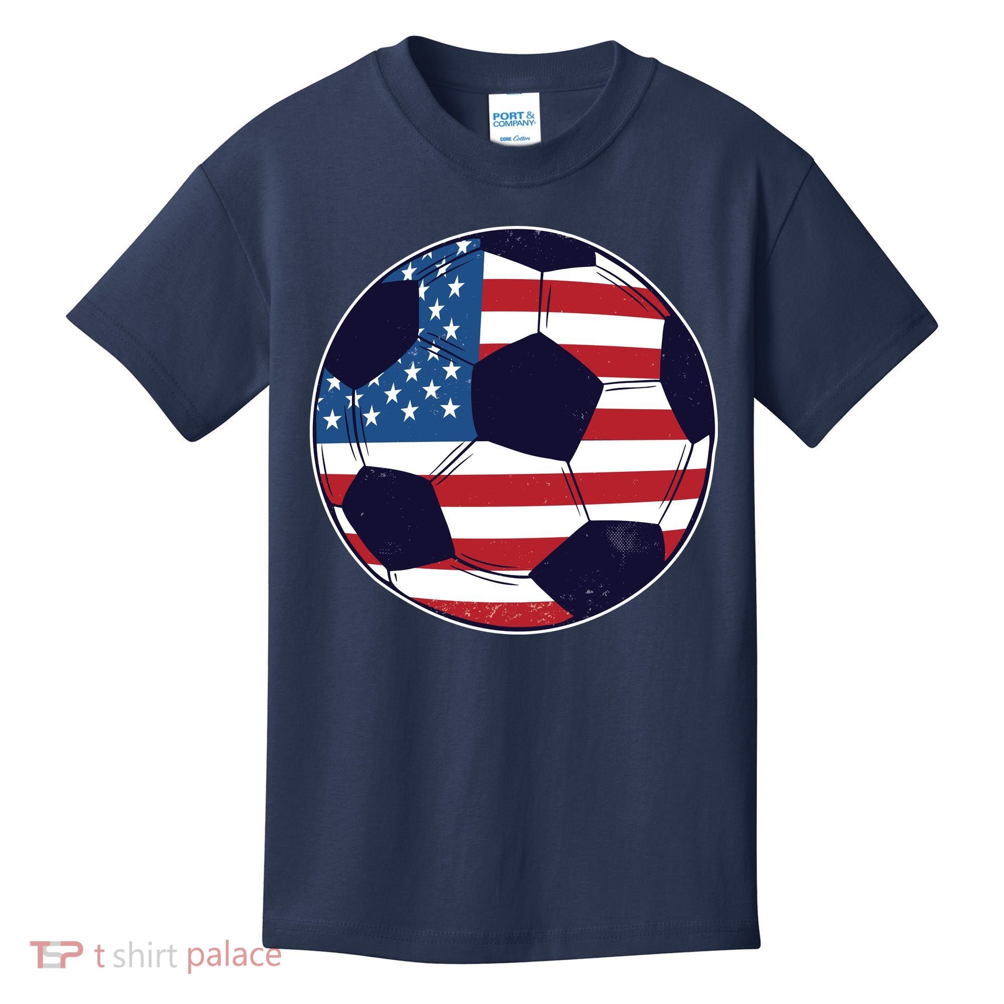 World Soccer United States Kids T-Shirt