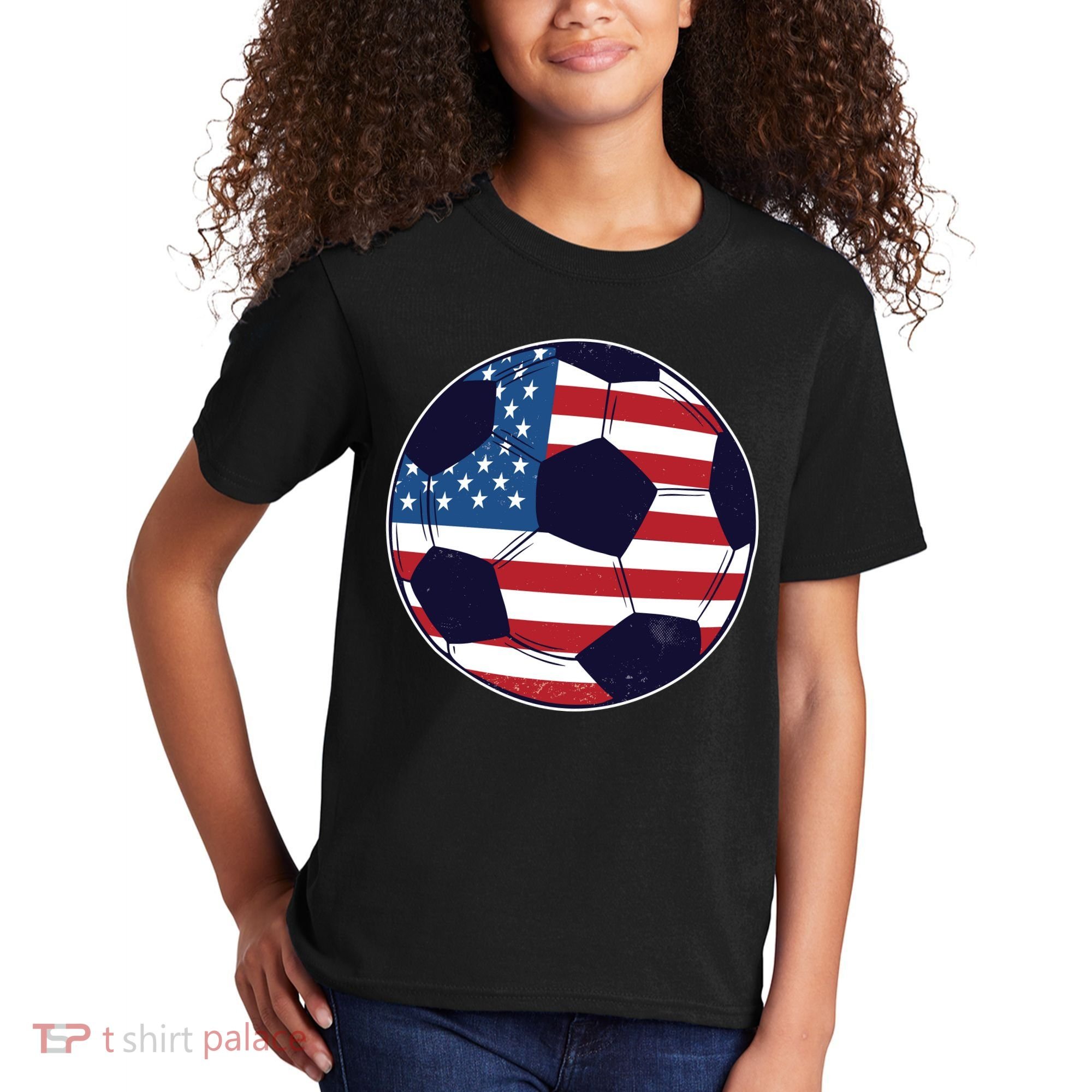 World Soccer United States Kids T-Shirt