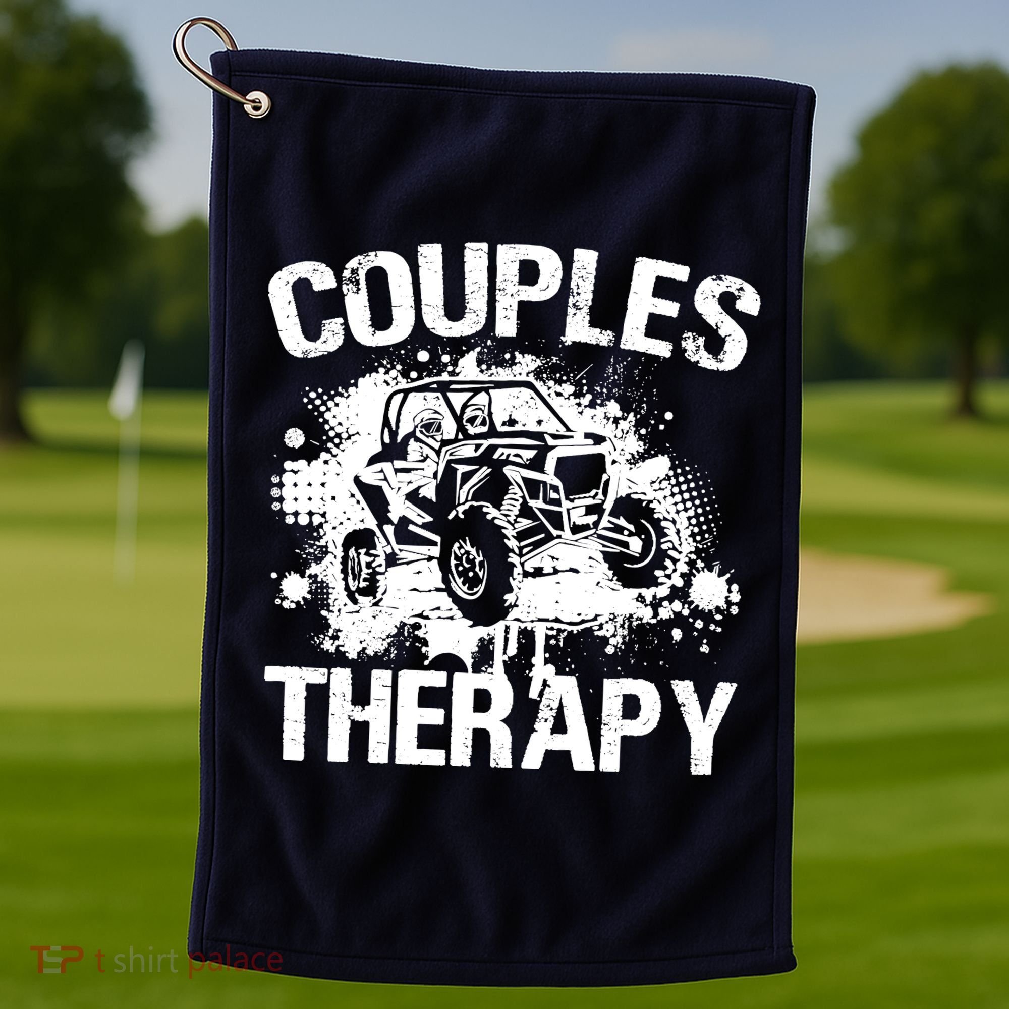 Wo Sxs Utv Couples Therapy Golf Towel
