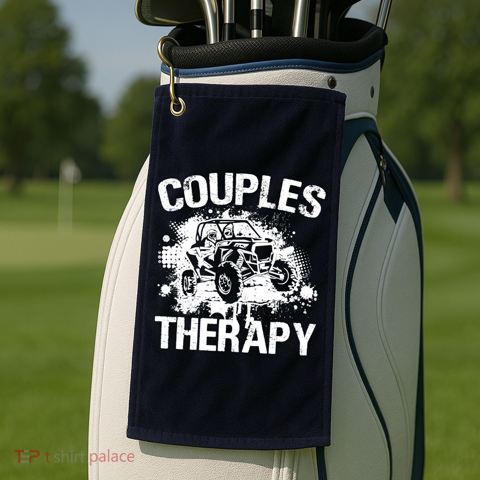 Wo Sxs Utv Couples Therapy Golf Towel