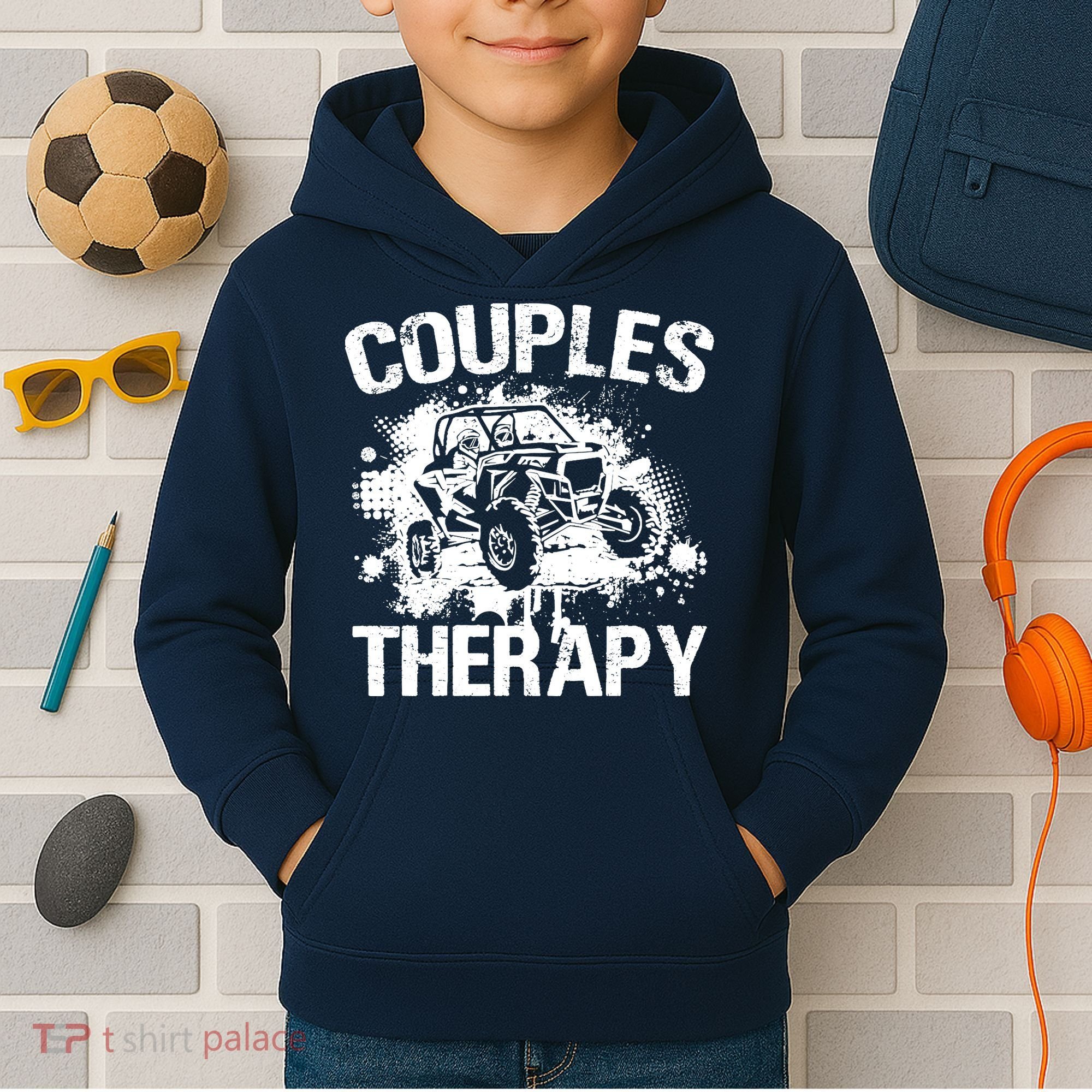 Wo Sxs Utv Couples Therapy Kids Hoodie