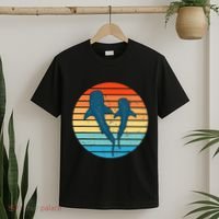 Whale Shark Vintage Sunset T-Shirt thumb 2