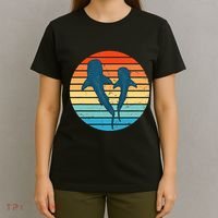 Whale Shark Vintage Sunset T-Shirt thumb 4