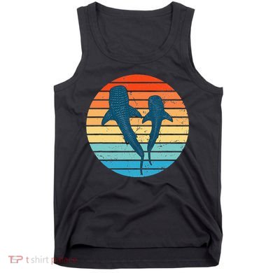 Whale Shark Vintage Sunset Tank Top