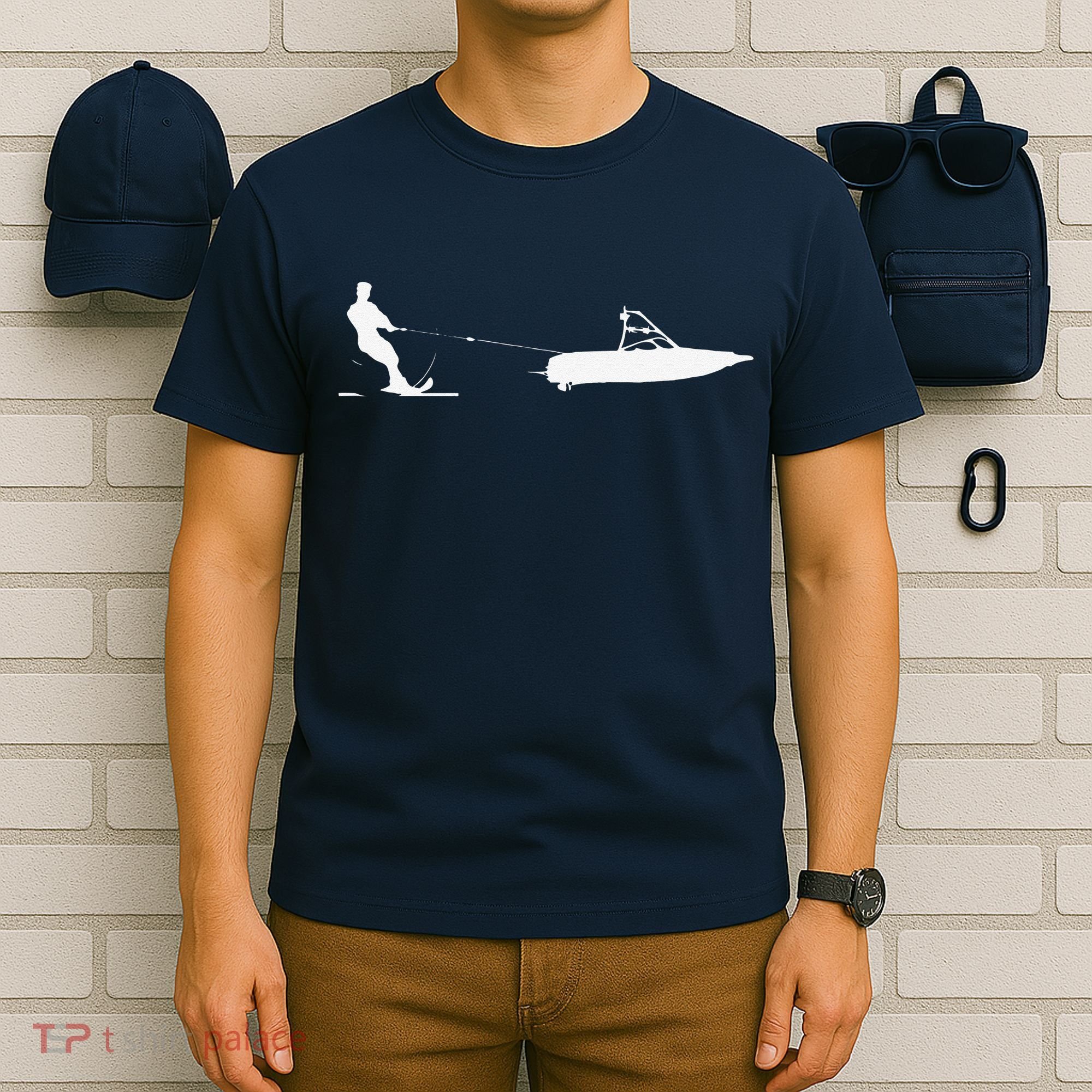 Water Ski vintage Water Skiing Gift For Water Skiers T-Shirt