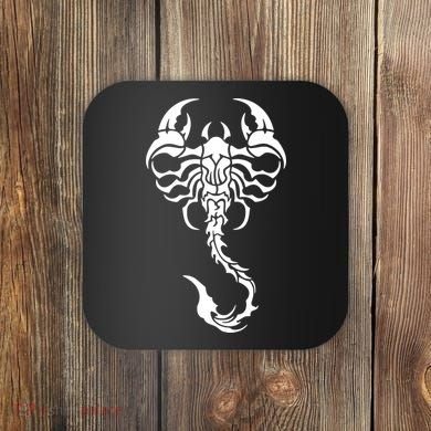 White Scorpion Coaster