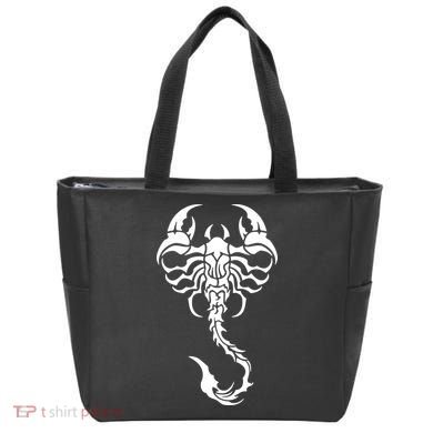 White Scorpion Tote Bag
