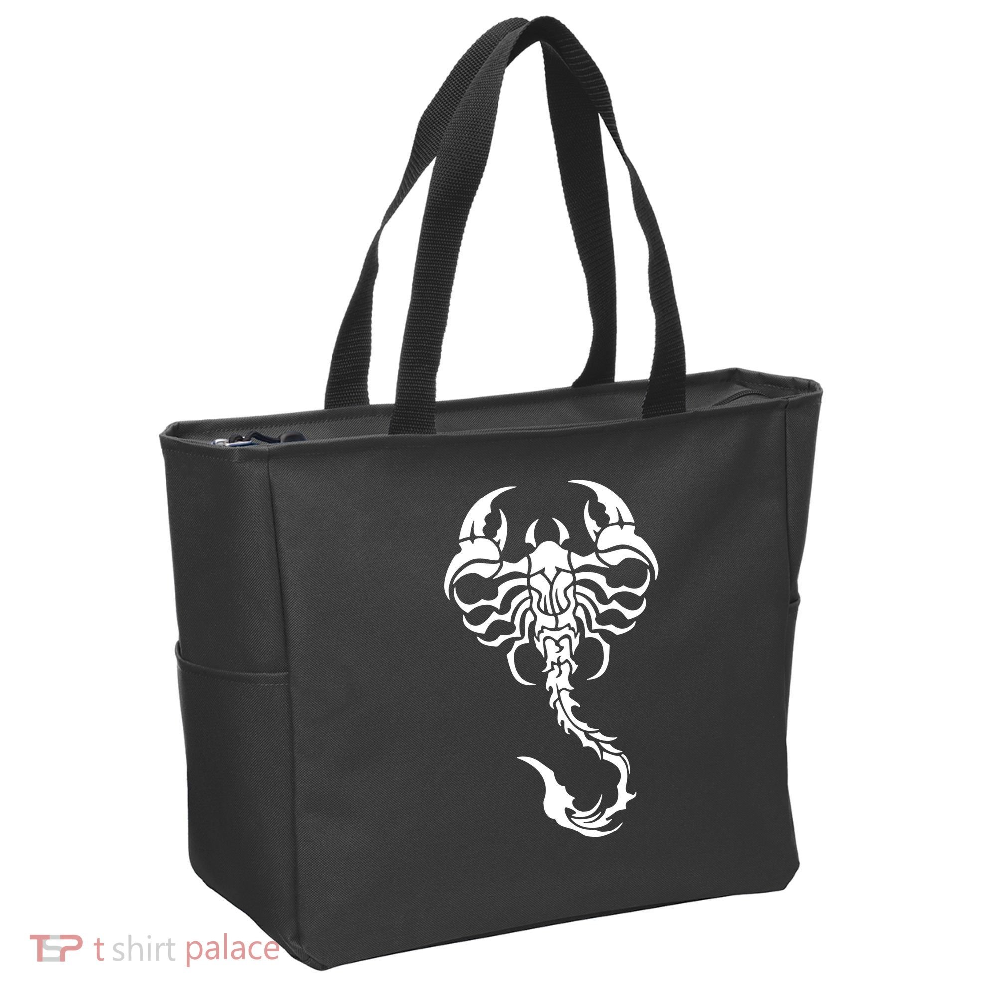 White Scorpion Tote Bag