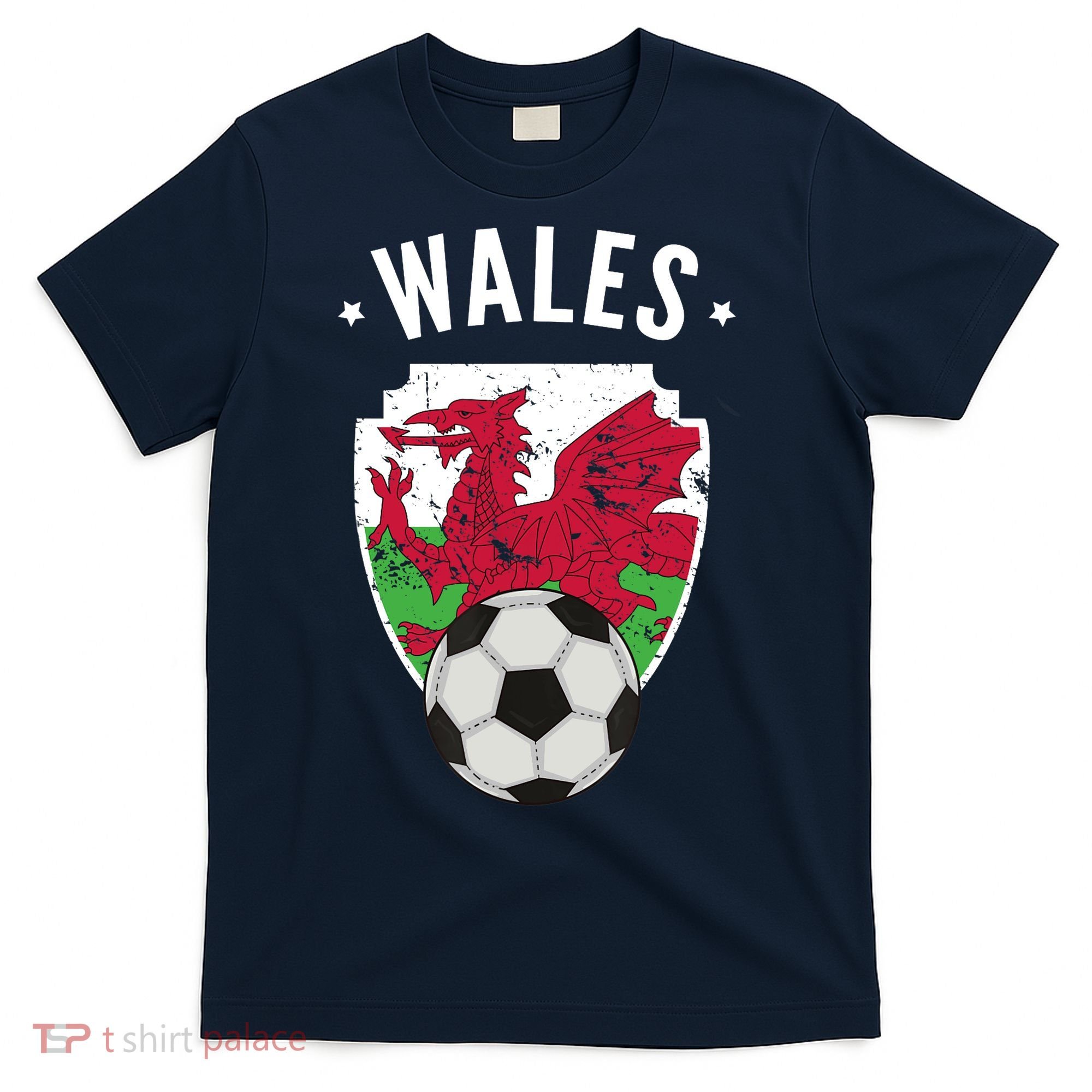 Wales Soccer Wales Flag Football Welsh Pride Roots T-Shirt
