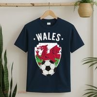 Wales Soccer Wales Flag Football Welsh Pride Roots T-Shirt thumb 2