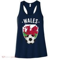 Wales Soccer Wales Flag Football Welsh Pride Roots Women's Tank Top thumb 0