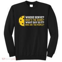 Whose Serve What's The Score Pickleball Sweatshirt thumb 0