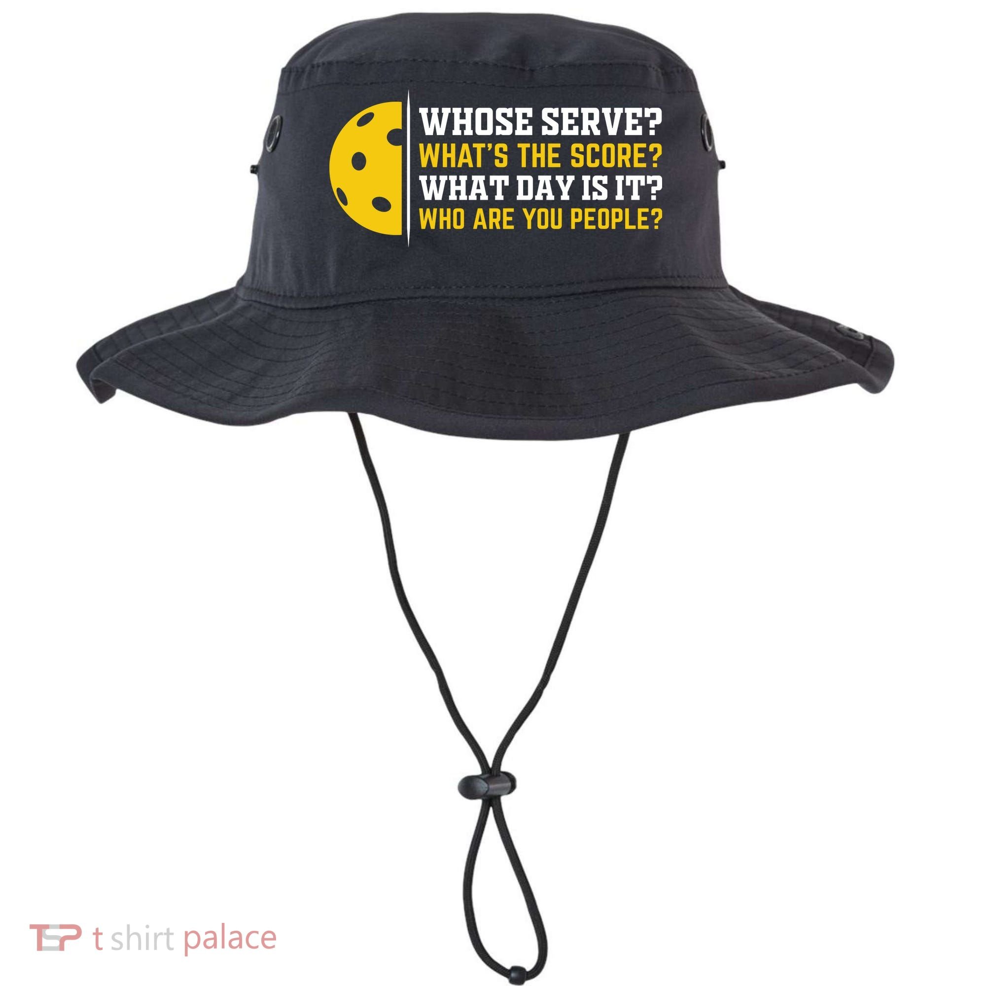 Whose Serve What's The Score Pickleball Bucket Hat