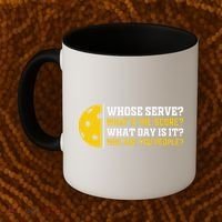 Whose Serve What's The Score Pickleball Coffee Mug thumb 2