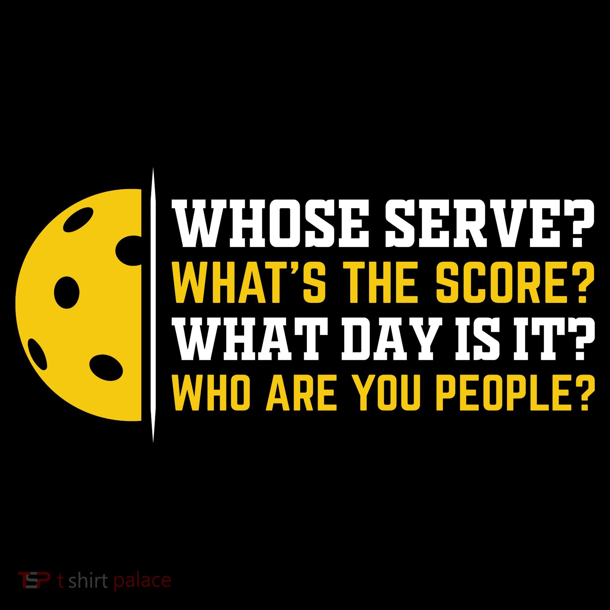Whose Serve What's The Score Pickleball Coaster