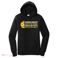 Whose Serve What's The Score Pickleball Women's Hoodie thumb 0