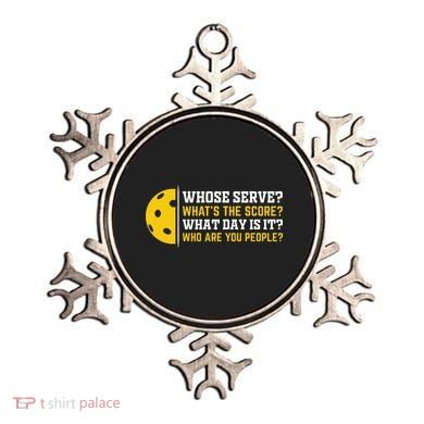 Whose Serve What's The Score Pickleball Ornament