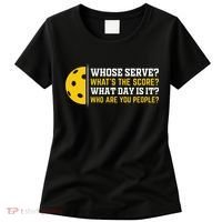 Whose Serve What's The Score Pickleball Women's T-Shirt thumb 0
