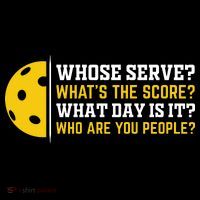 Whose Serve What's The Score Pickleball Women's T-Shirt thumb 6