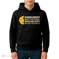 Whose Serve What's The Score Pickleball Kids Hoodie thumb 4