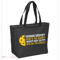 Whose Serve What's The Score Pickleball Tote Bag thumb 2