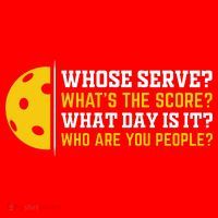 Whose Serve What's The Score Pickleball Santa Hat thumb 1
