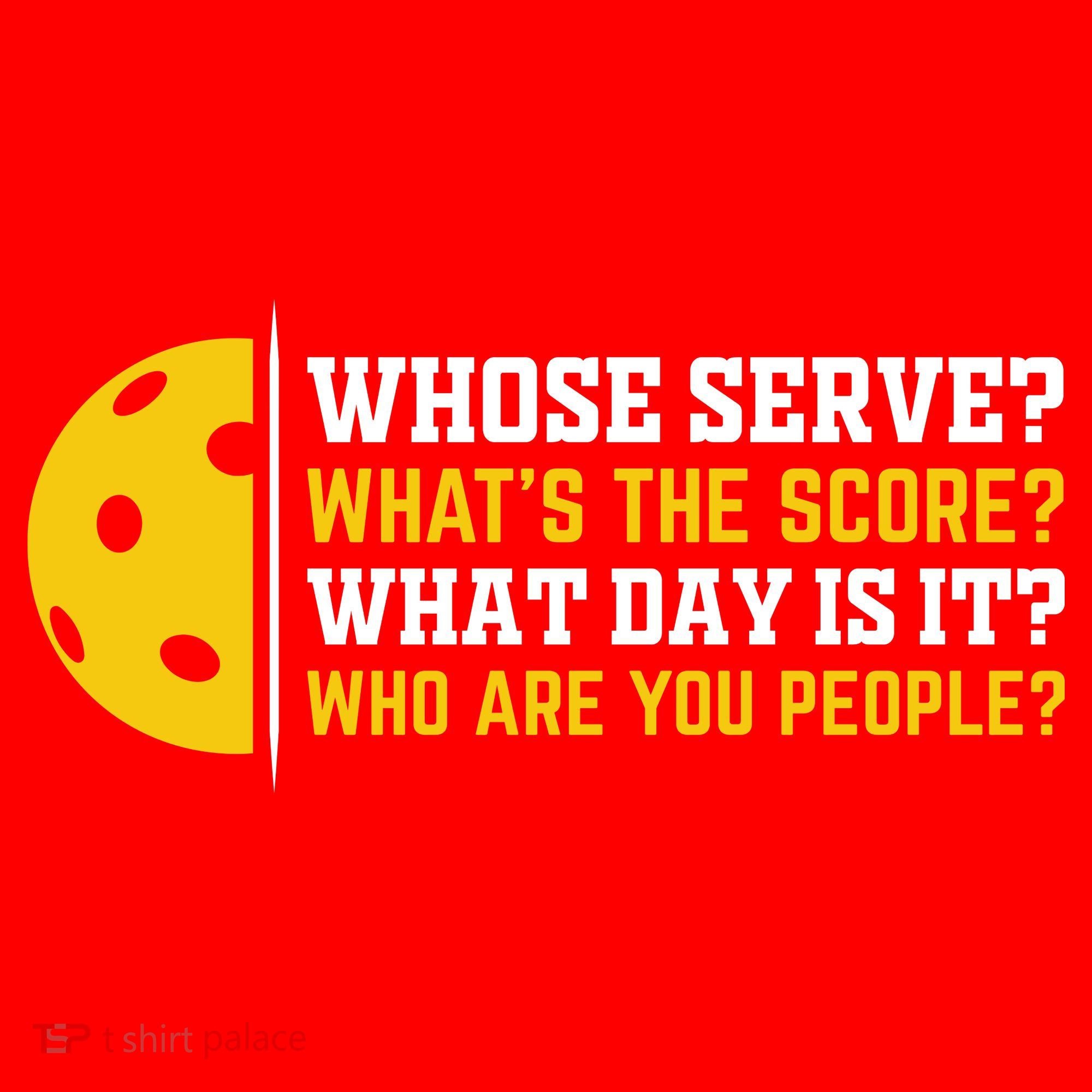 Whose Serve What's The Score Pickleball Santa Hat