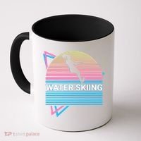 Water Ski Water Skiing Retro Funny Gift Coffee Mug thumb 0