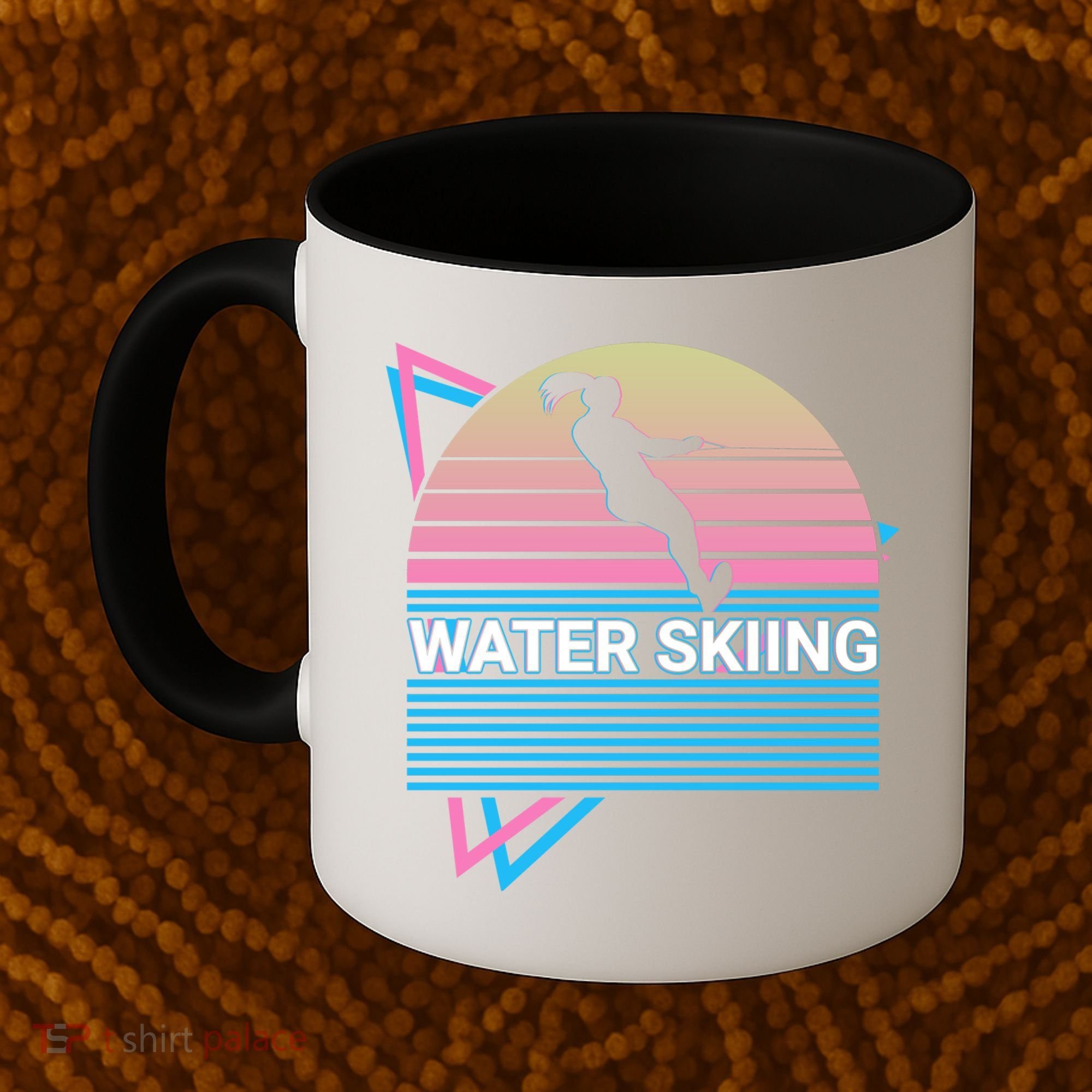 Water Ski Water Skiing Retro Funny Gift Coffee Mug
