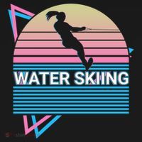 Water Ski Water Skiing Retro Funny Gift Women's Hoodie thumb 2