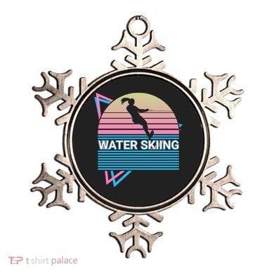 Water Ski Water Skiing Retro Funny Gift Ornament