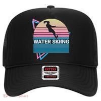 Water Ski Water Skiing Retro Funny Gift Hat thumb 0
