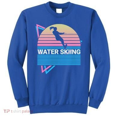 Water Ski Water Skiing Retro Funny Gift Sweatshirt