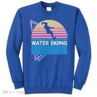 Water Ski Water Skiing Retro Funny Gift Sweatshirt thumb 0