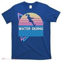 Water Ski Water Skiing Retro Funny Gift T-Shirt thumb 0