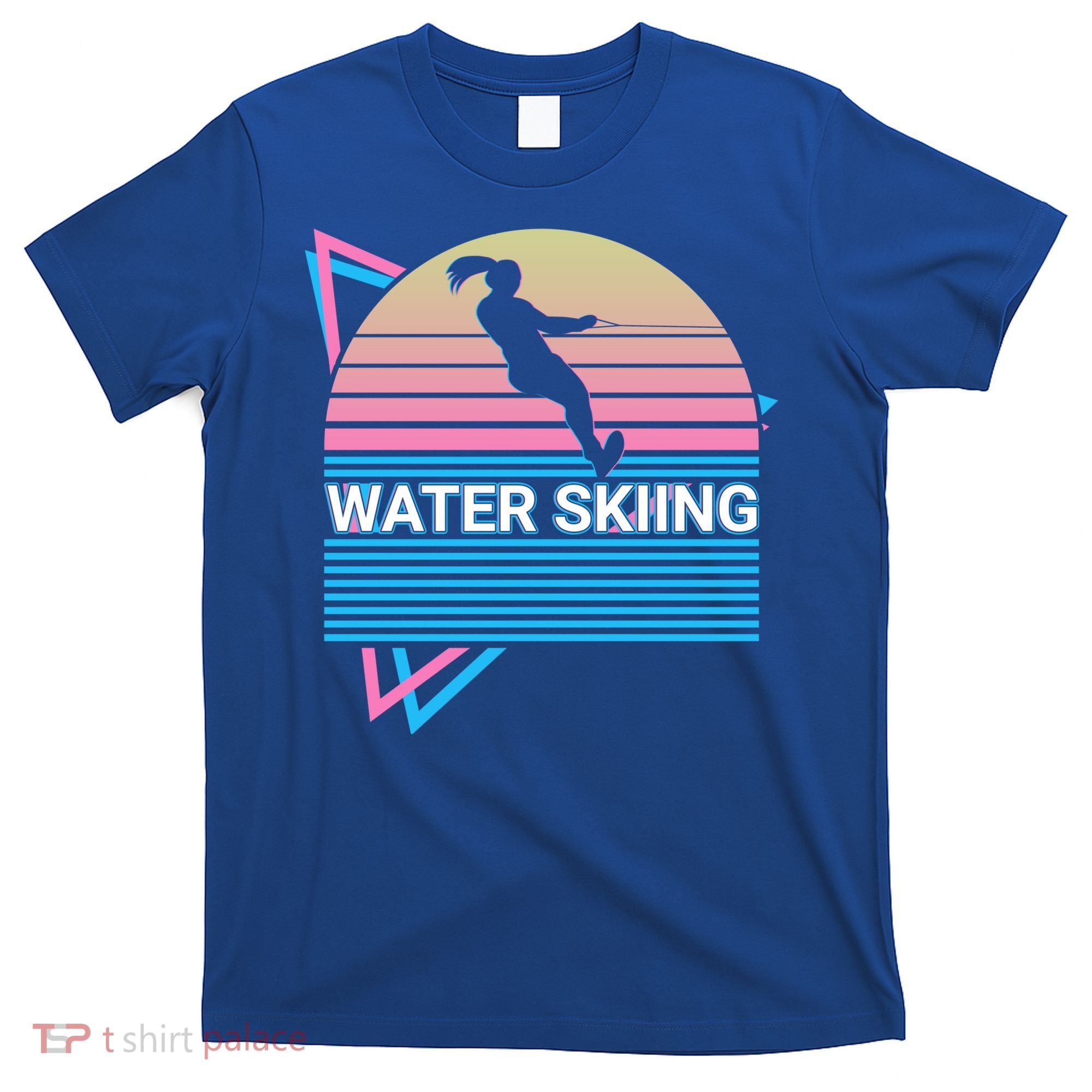 Water Ski Water Skiing Retro Funny Gift T-Shirt
