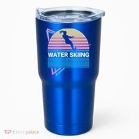 Water Ski Water Skiing Retro Funny Gift Tumbler thumb 0