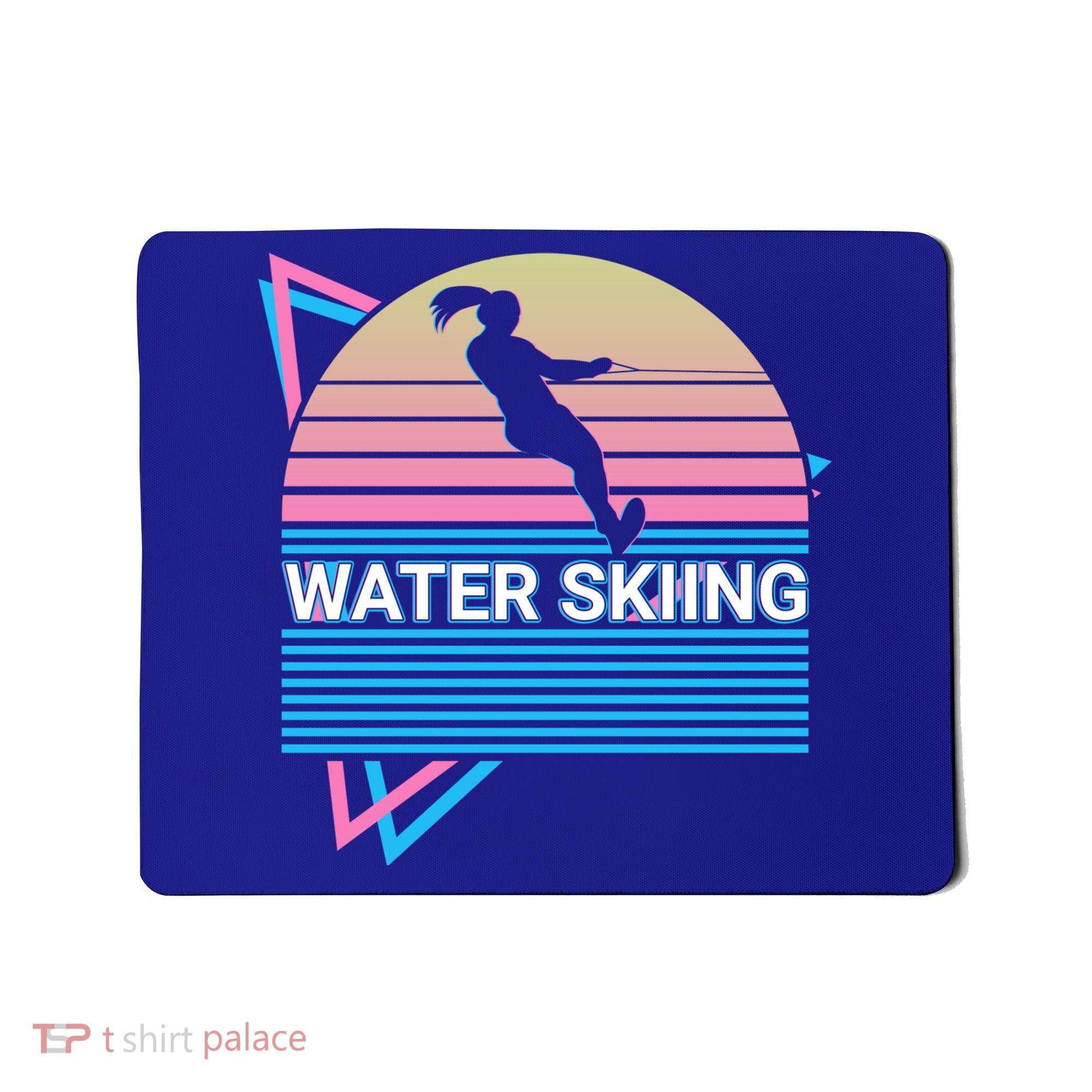 Water Ski Water Skiing Retro Funny Gift Mousepad