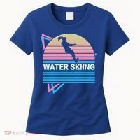 Water Ski Water Skiing Retro Funny Gift Women's T-Shirt thumb 0
