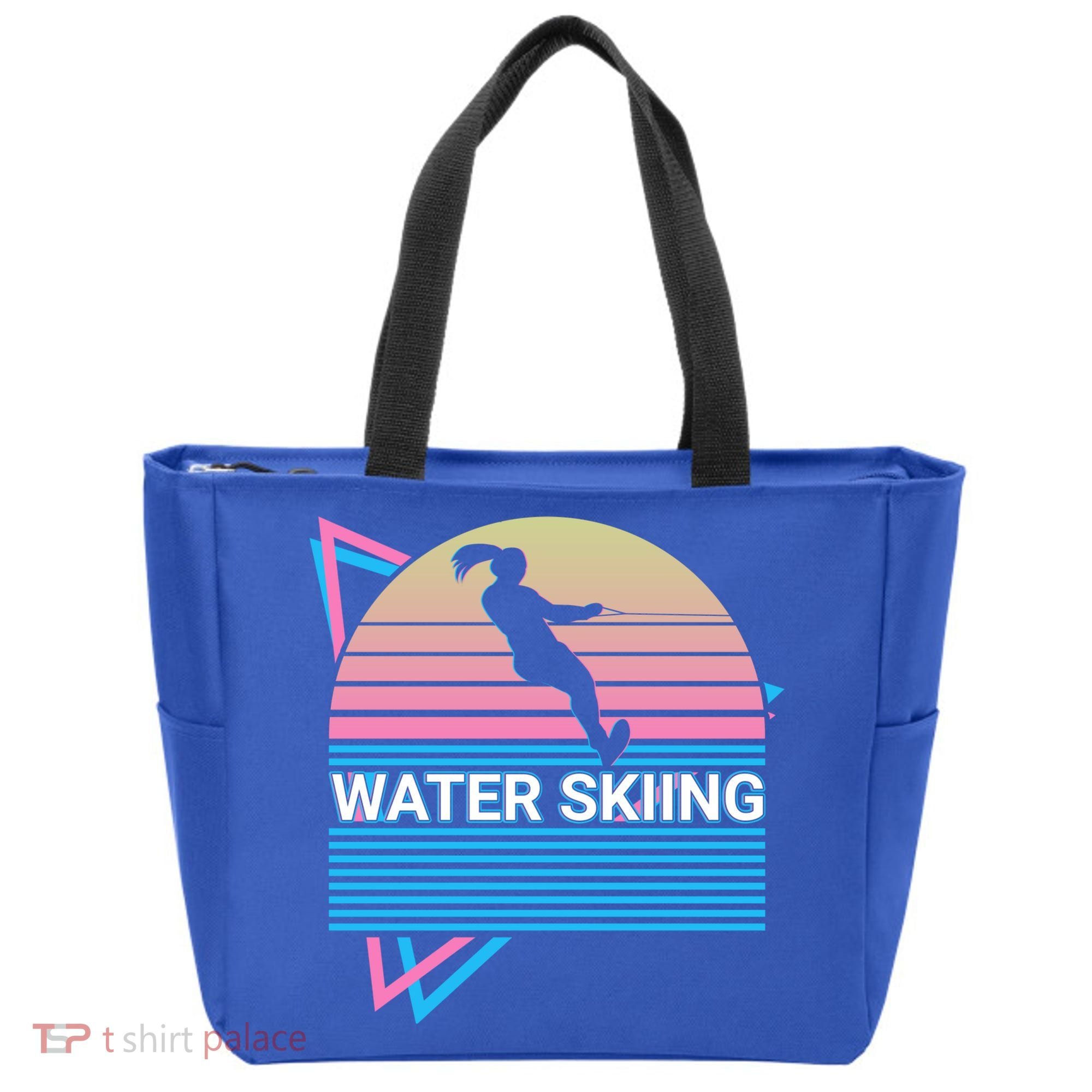 Water Ski Water Skiing Retro Funny Gift Tote Bag
