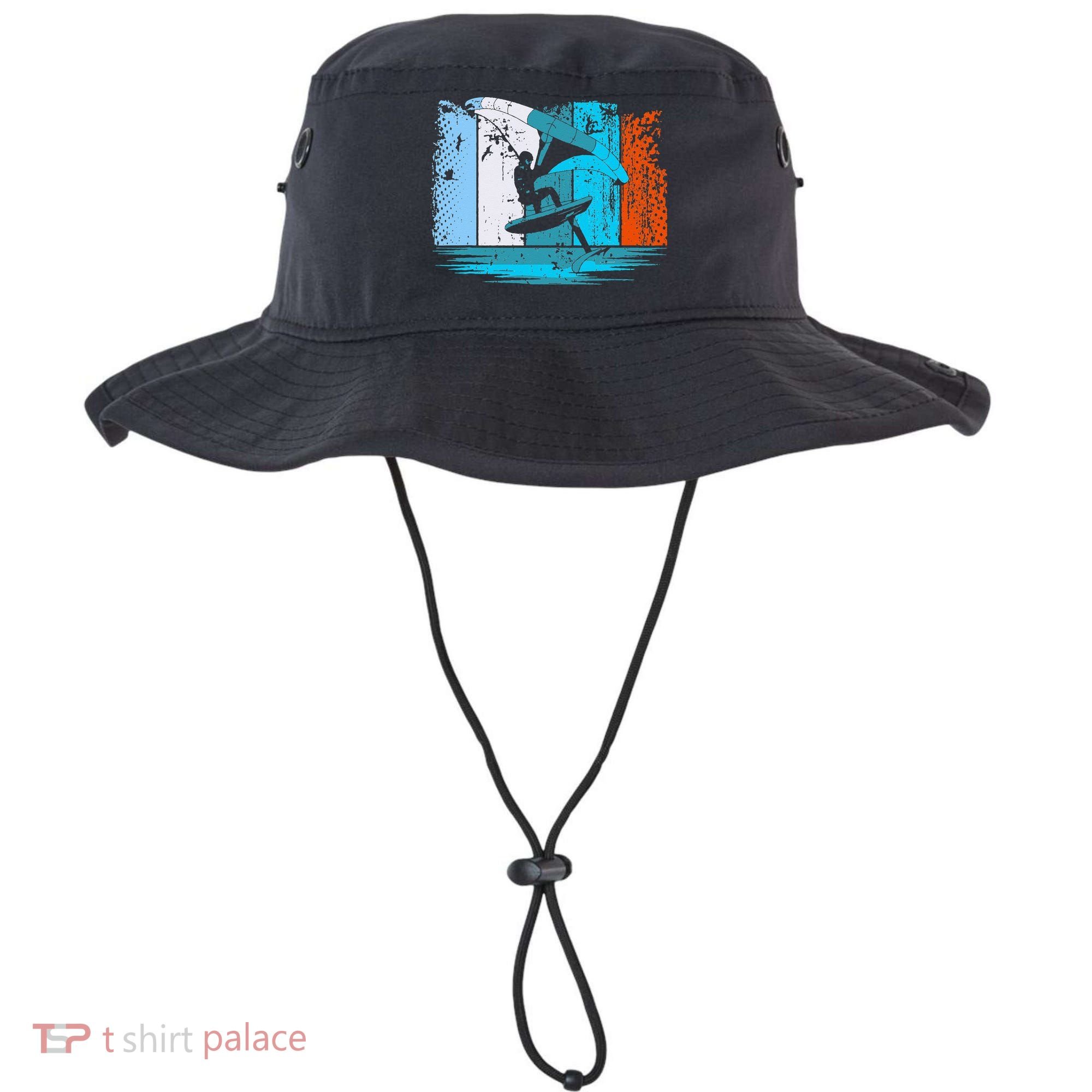 Wing Surf Wing Foil Wingsurfer Retro Bucket Hat