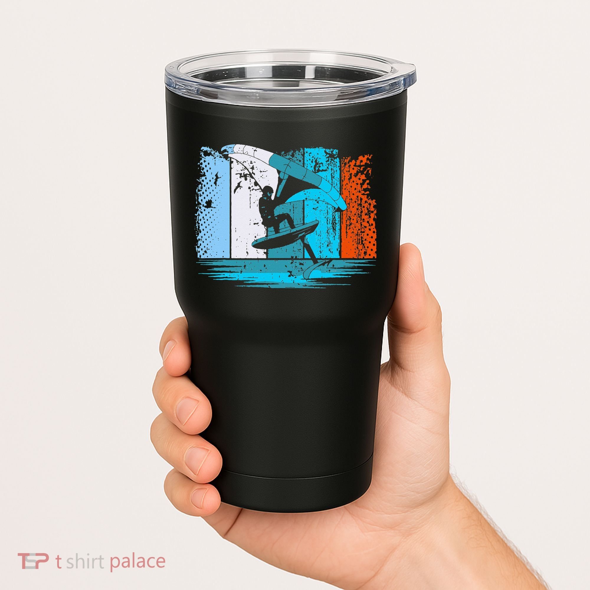 Wing Surf Wing Foil Wingsurfer Retro Tumbler