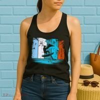 Wing Surf Wing Foil Wingsurfer Retro Women's Tank Top thumb 2