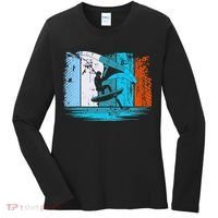 Wing Surf Wing Foil Wingsurfer Retro Women's Long Sleeve Shirt thumb 0