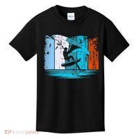 Wing Surf Wing Foil Wingsurfer Retro Kids T-Shirt thumb 0
