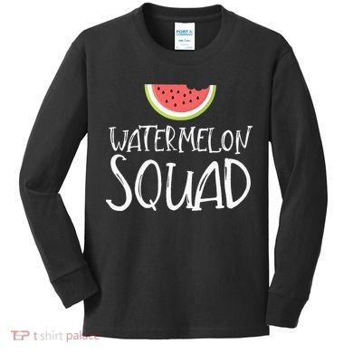 Watermelon Squad Kids Long Sleeve Shirt