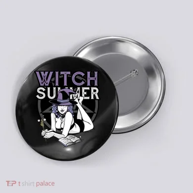 Witch Summer Button