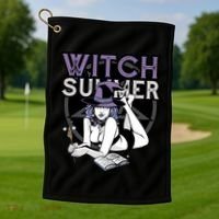 Witch Summer Golf Towel thumb 1